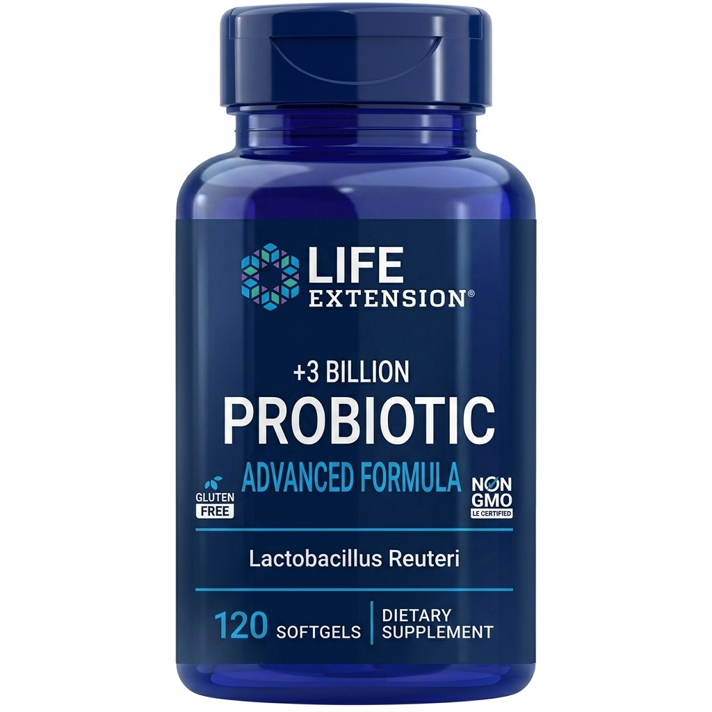 Life Extension Probiotic Advanced Formula +3 Billion – 120 cápsulas blandas
