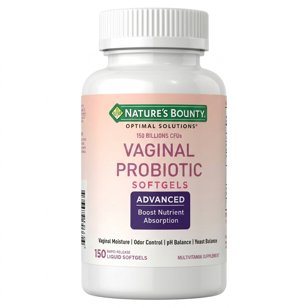 Nature’s Bounty Vaginal Probiotic 150 Billion UFC | 150 Cápsulas Blandas