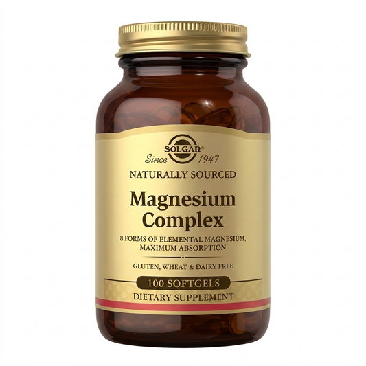 Solgar Magnesium Complex 400 mg | 100 Cápsulas Blandas