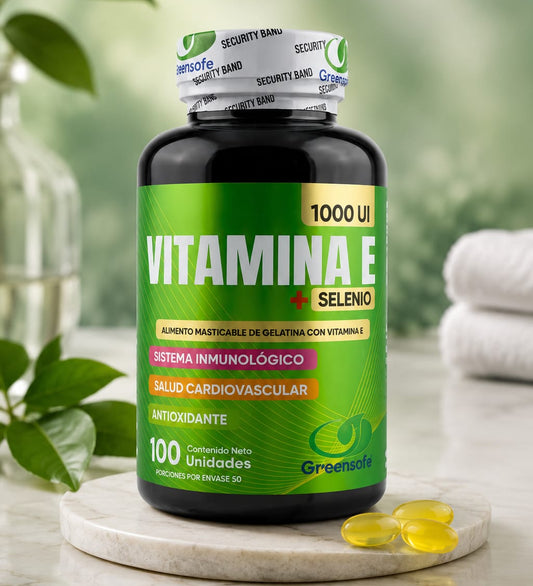Vitamina E 1000 UI + Selenio x 100 Cápsulas de Gel Blando