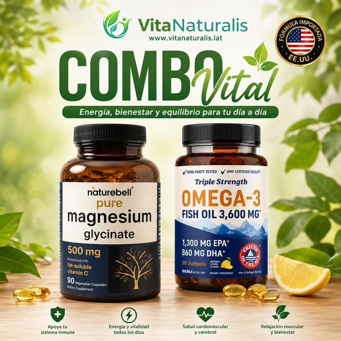 Combo Vital — Omega-3 + Magnesio Glicinato